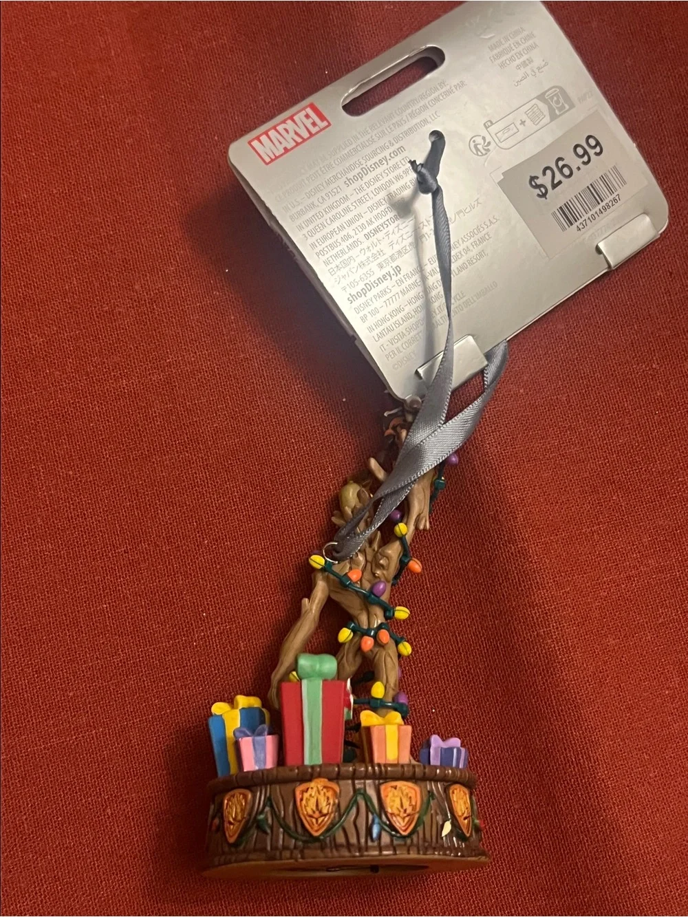 Disney Marvel Baby Groot Light-Up Holiday Ornament
